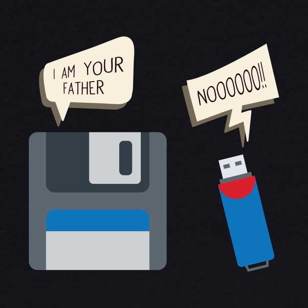 'I Am Your Father' Funny Computer Geek by ourwackyhome